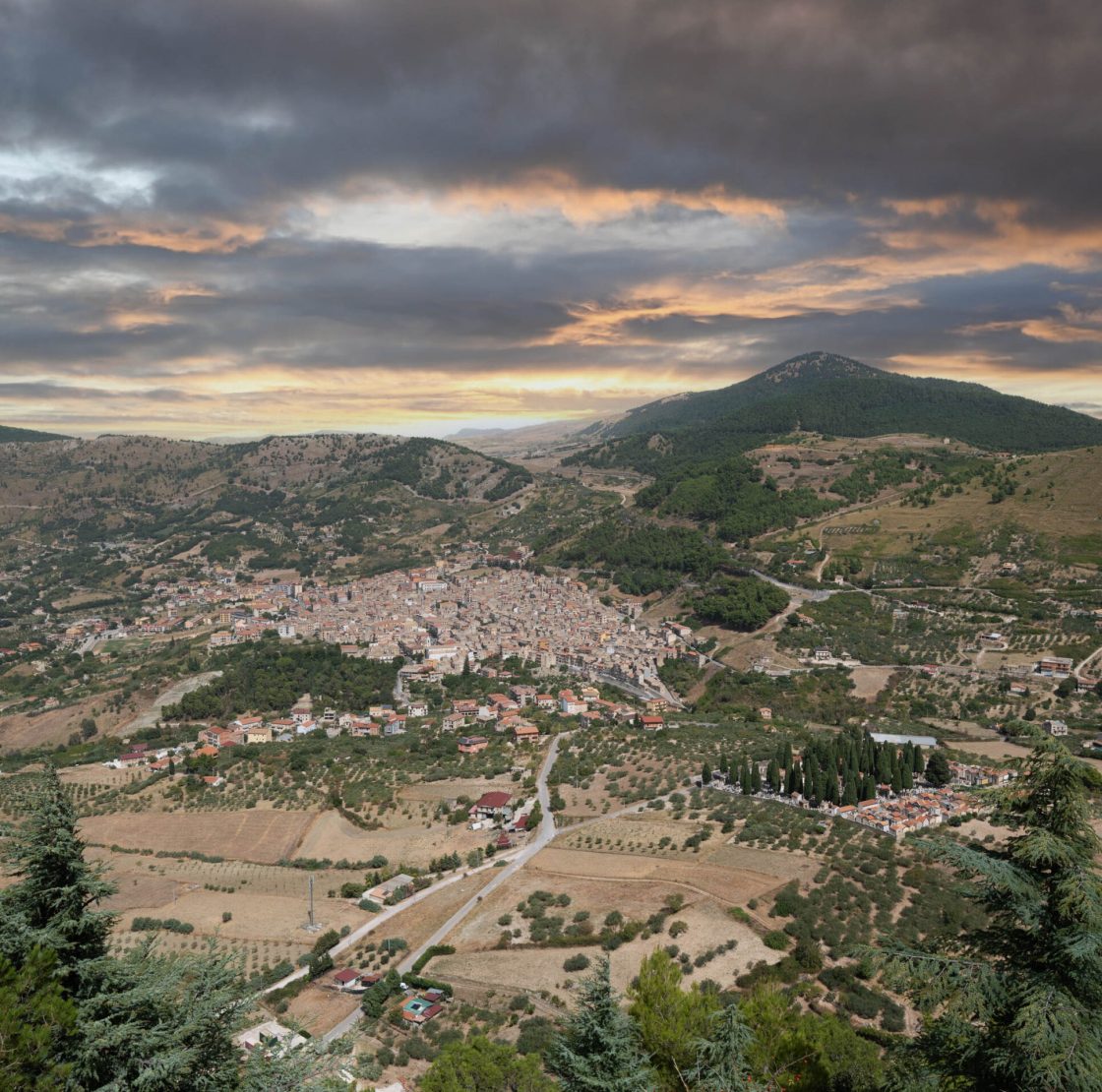 Vista di Santo Stefano Quisquina - Foto di Sandro Scalia