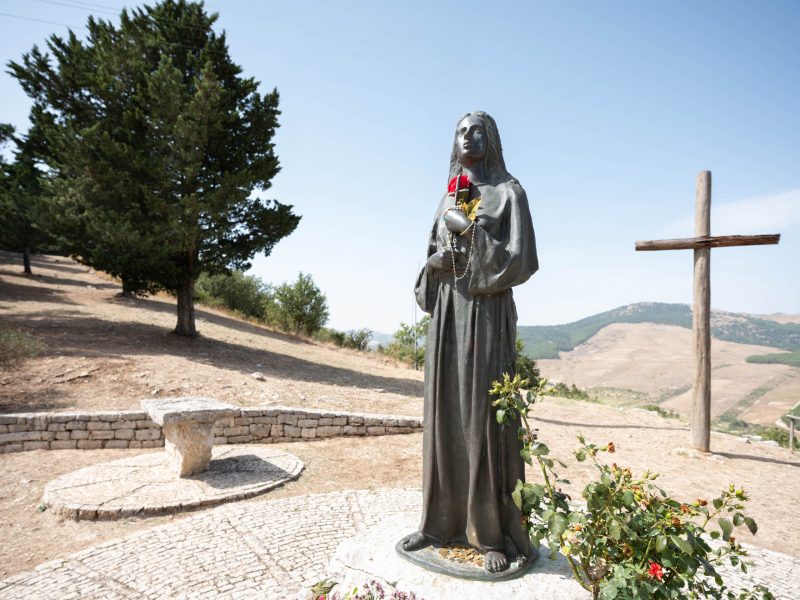 Statua di Santa Rosalia - Foto di Sandro Scalia